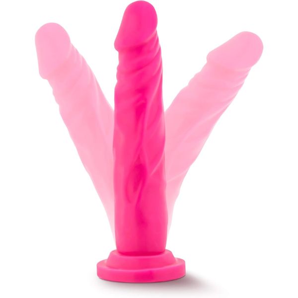 Neon Pink Realistic Dildo