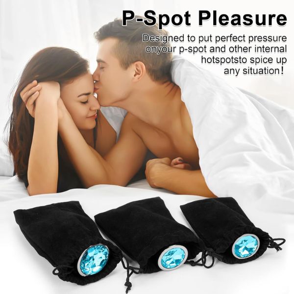 3 PCS Butt Plugs Sex Toy