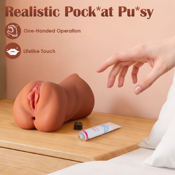 ZEMALIA 3 in 1 Pocket Pussy Sex Toys