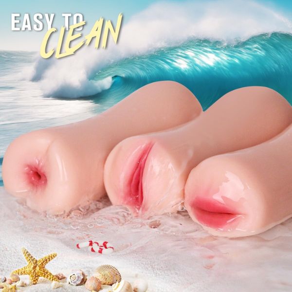 Pack of 3 Pocket Pussies Sex Toys