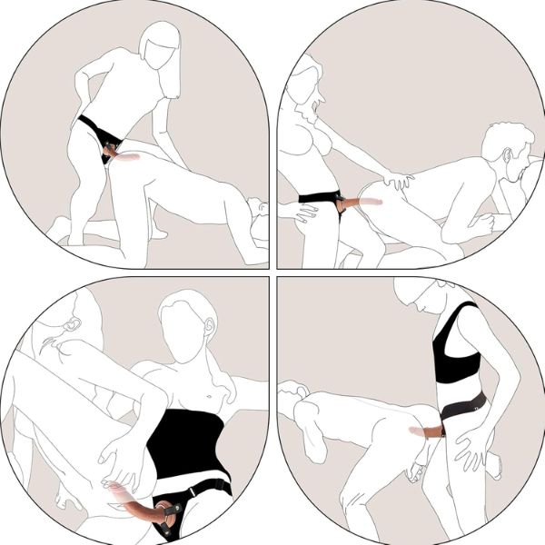 Strap on Dildo Harness Adult Sex Toys