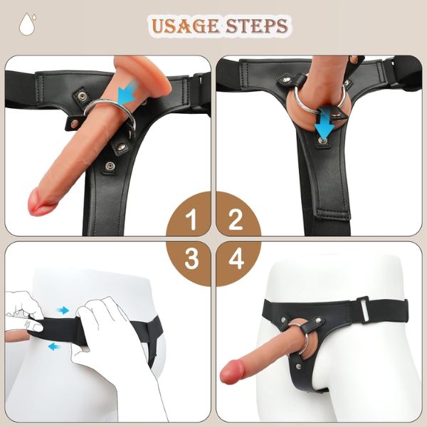 Strap on Dildo Harness Adult Sex Toys