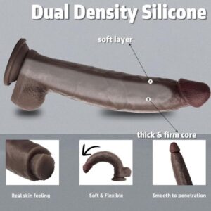 12 Inch Huge Thick Big Black Dildo