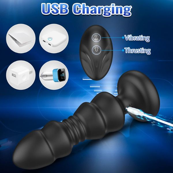 Thrusting Sex Toys Anal Plugs