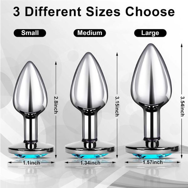 3 PCS Butt Plugs Sex Toy