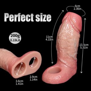 6.7'' Girth Thick Realistic Penis Sleeve