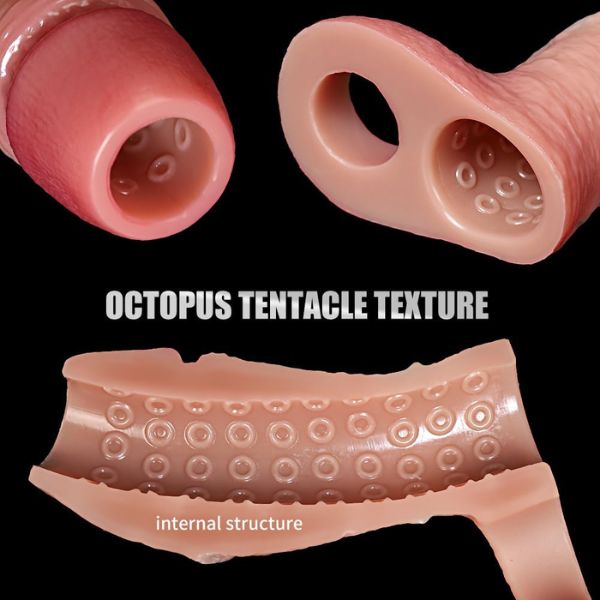 6.7'' Girth Thick Realistic Penis Sleeve
