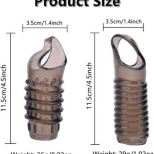 2 Pcs Sex Toys Penis Sleeve Cock Sleeve