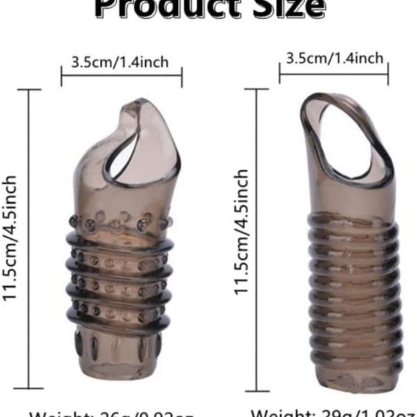 2 Pcs Sex Toys Penis Sleeve Cock Sleeve