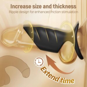 Vibrating Cock Ring Penis Sleeve Vibrator