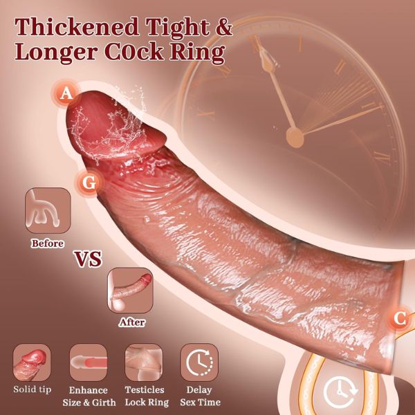 Penis Sleeve Pennis Extender with 2PCS