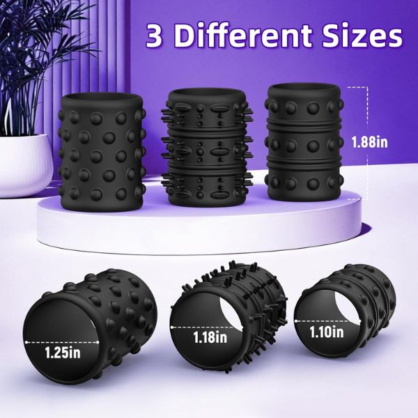 Penis Sleeve Cock Ring 6PCS