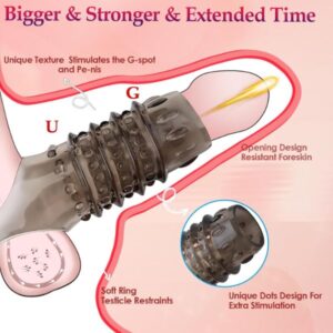 Penis Sleeve Silicone Cock Rings Set