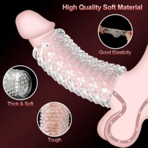 2 Pcs Clear Cock Rings for Men