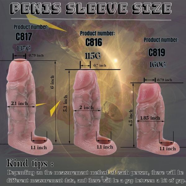 Realistic Hollow Penis Sleeve
