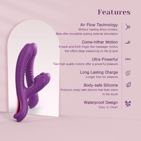 Tracy's Dog Come-Hither Rabbit Sucking Vibrator
