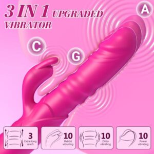 Bkevsd Dildo Rabbit Vibrator for Women