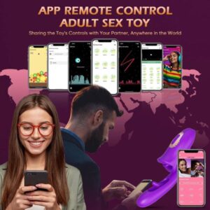 APP Remote Control Tongue Rose Sex Toy