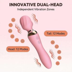 2-in-1 Dual-Ended Vibrator for Women