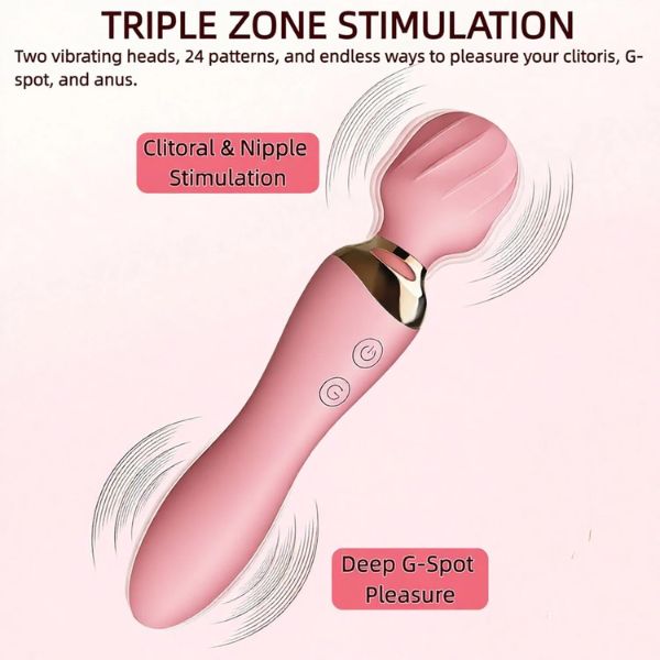 2-in-1 Dual-Ended Vibrator for Women