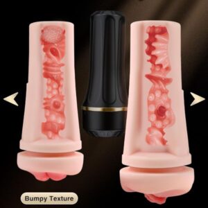 EINSEO Male Masturbator with Dual Sleeves