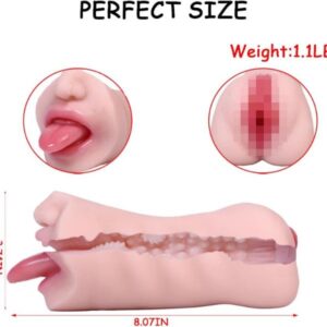 2 in 1 Realistic Male Masturbators