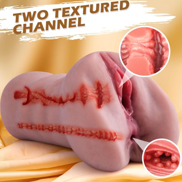 620g 2in1 Pocket Pussy Male Masturbation