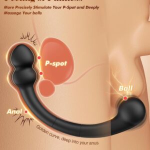 Vibrating Prostate Massager Stick Anal Hook