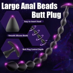 Long Anal Beads Butt Plug