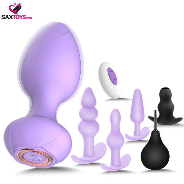 silicone-vibrating-butt-plug-with-remote-control Silicone Vibrating Butt Plug with Remote Control