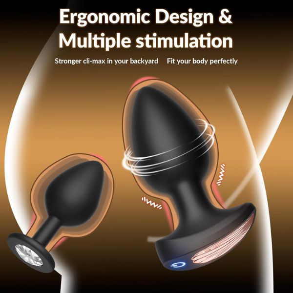 Anal Plug Vibrator Set