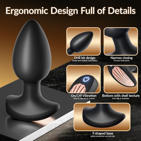 Anal Plug Vibrator Set