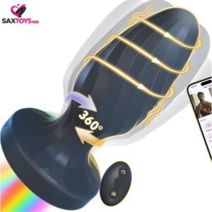 Wriggling Vibrating Butt Plug