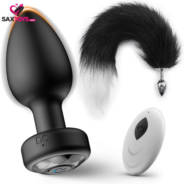 2pcs-anal-plug-vibrator-set 2PCS Anal Plug Vibrator Set