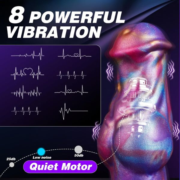 Vibrating Butt Plug Horse Knot Dildo