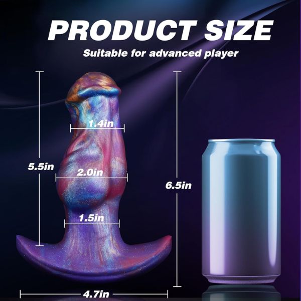 Vibrating Butt Plug Horse Knot Dildo