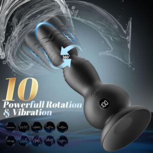 10 Modes Rotating Vibrating Anal Beads