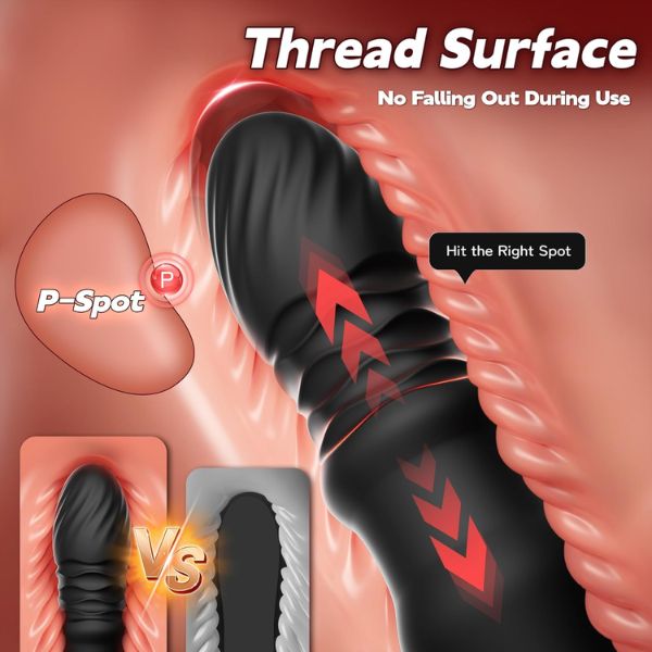 Thrusting Butt Plug Prostate Massager