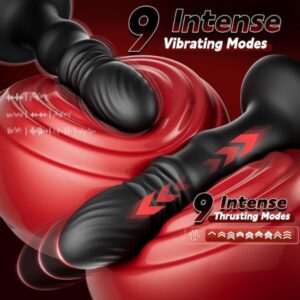 Thrusting Butt Plug Prostate Massager