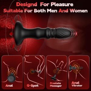 Thrusting Butt Plug Prostate Massager