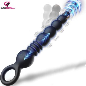 Thrusting Anal Beads Vibrator Prostate Massager