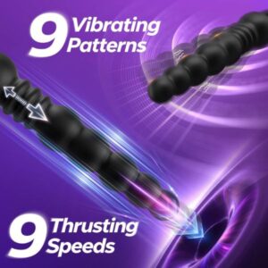 Thrusting Anal Beads Vibrator Prostate Massager