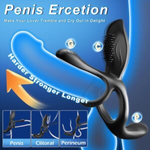 3 in 1 Vibrating Cock Ring 10 Modes
