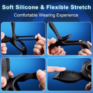 3 in 1 Vibrating Cock Ring 10 Modes