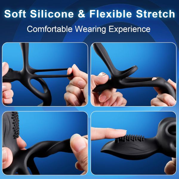 3 in 1 Vibrating Cock Ring 10 Modes