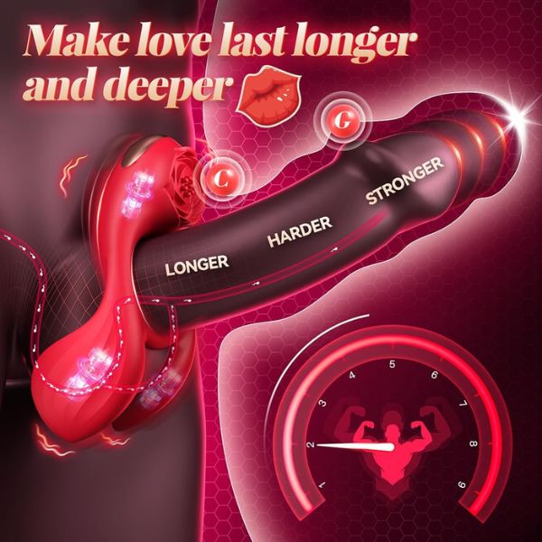 Vibrating Cock Ring Couples Game Sex Toys
