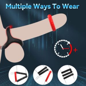 Silicone Penis Ring Set Sex Toys for Men