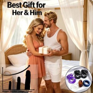 5Pcs Vibrating Cock Ring Penis Rings