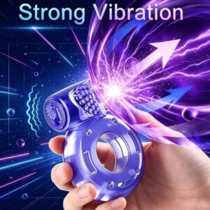 5Pcs Vibrating Cock Ring Penis Rings