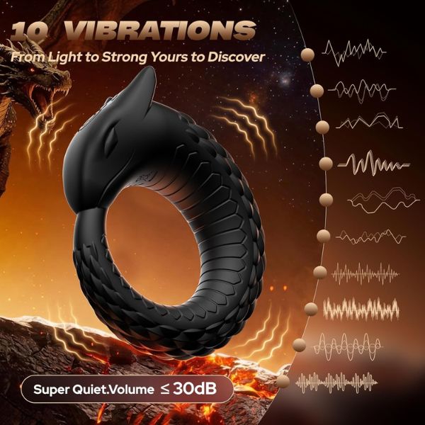 Vibrating Cock Ring Adult Couples Sex Toys